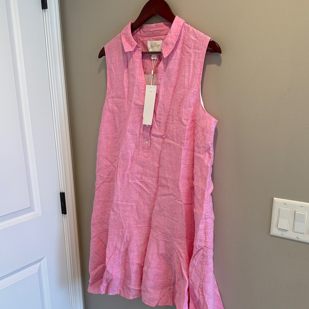 Lilly Pulitzer Pink Sleeveless Tunic dress NWT size large women’s